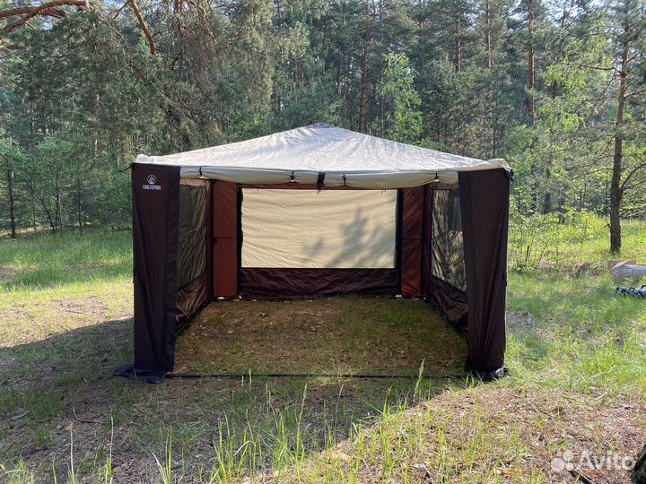 Шатер 320х320см с сеткой новый