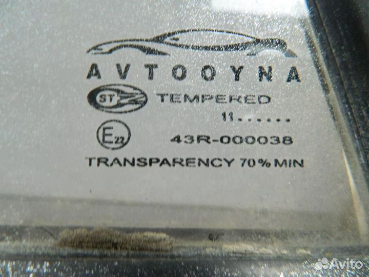 Стекло двери задней левой форточка Daewoo Nexia N1