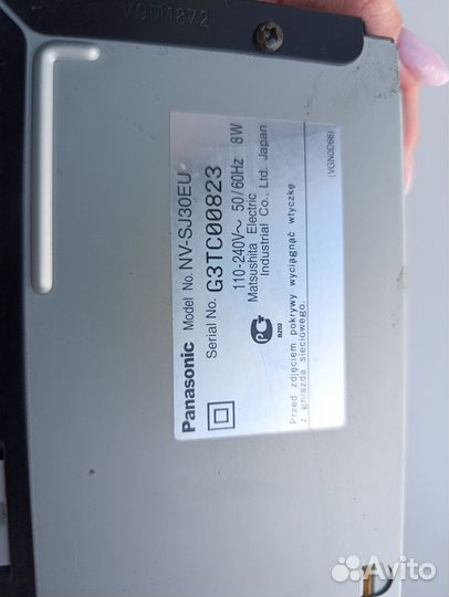 Видеомагнитофон panasonic nv-sj30