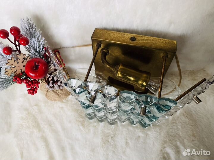 Бра СССР хрусталь