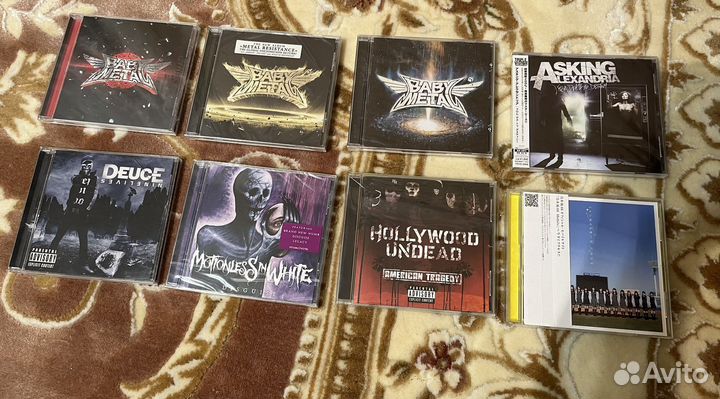 Cd диски Babymetal, AskingAlexandria, MIW, Deuce