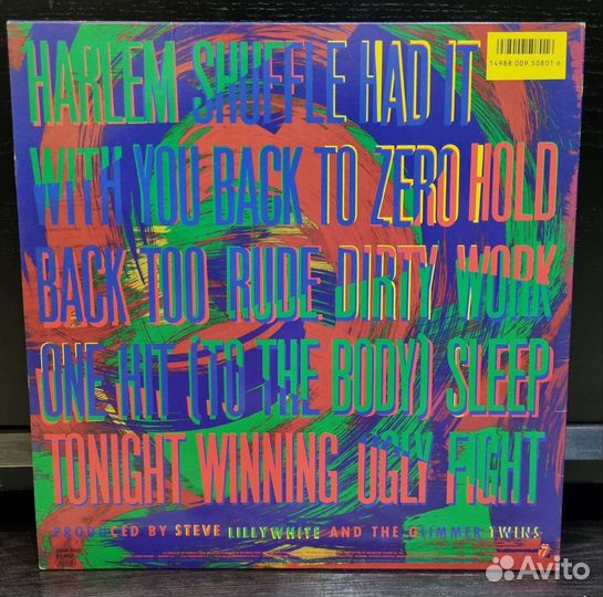 Rolling Stones Dirty Work Japan LP