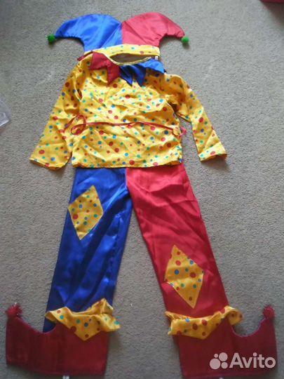 Костюм петрушки в прокат