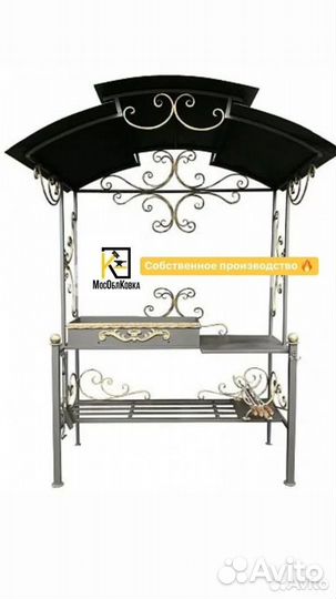 Кованый мангал из металла