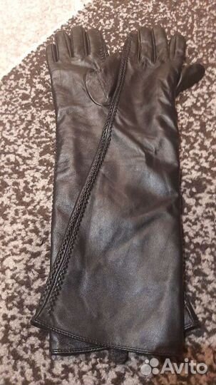 Перчатки кожаные