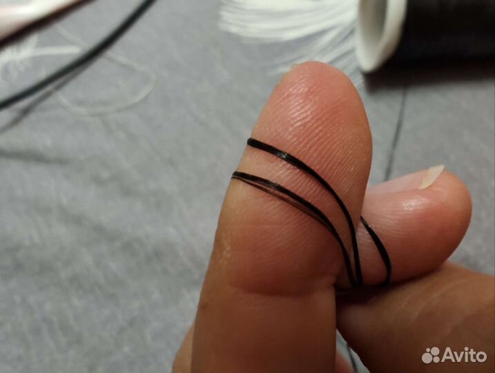 Черная Нить пряжа для шёлковой вышивки