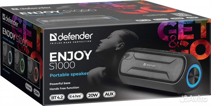 Портативная колонка Defender enjoy S1000