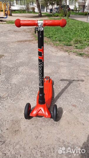 Самокат детский трехколесный бу