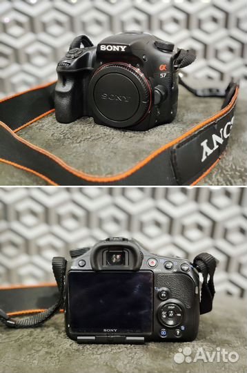 Sony Alpha a57 с объективами и сумкой