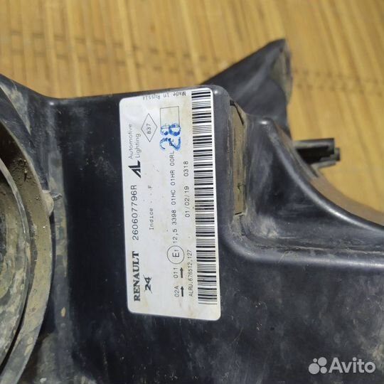 Фара галогеновая передняя левая Renault Logan 2