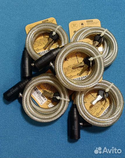 Велозамок трос и замок U-образный