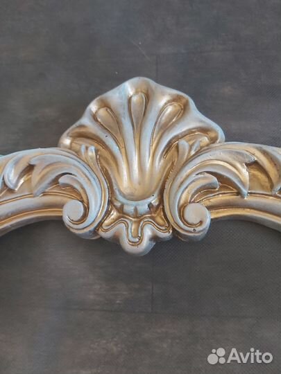 Рама для зеркала 62 * 133, винтаж, золотая