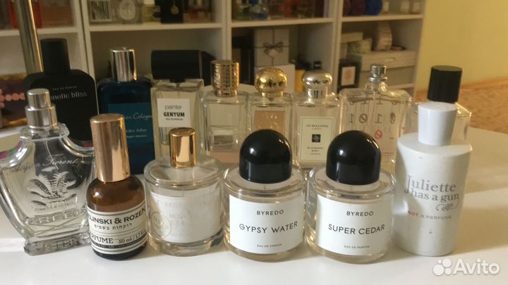 Парфюм. Остатки в родных флаконах