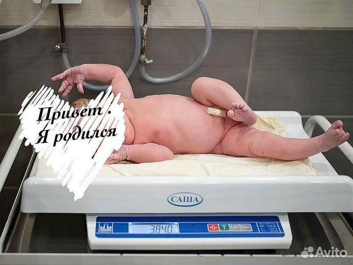 Весы для новорожденных как в роддоме, пpoкaт