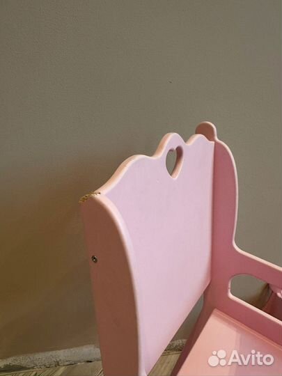 Кроватка и стул для кормления для babyborn