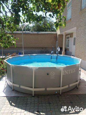 Каркасный бассейн 366х100 новый