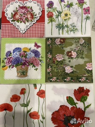 Салфетки для декупажа 7 руб за штуку
