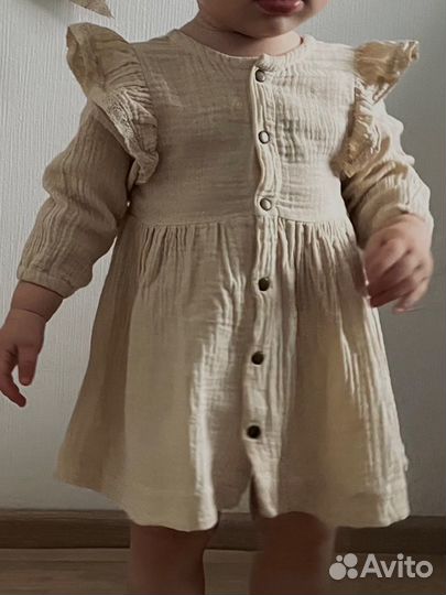Детское нарядное платье 80 86