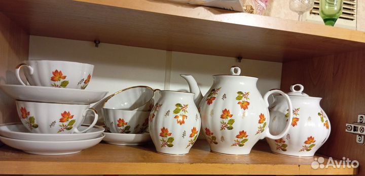 Чайный сервиз дулевский фарфор