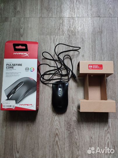 Мышь проводная hyperx pulsefire core