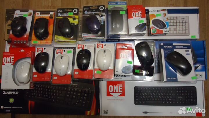 Клавиатуры и мыши usb новые