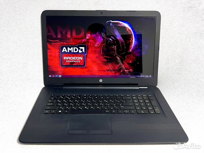 Мощны HP/4 ядра/17FullHD/SSD+1Tb/Две видеокарты