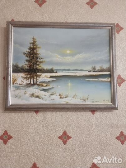 Картина маслом на холсте пейзаж
