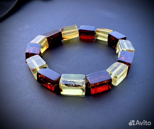 Браслет из натурального янтаря