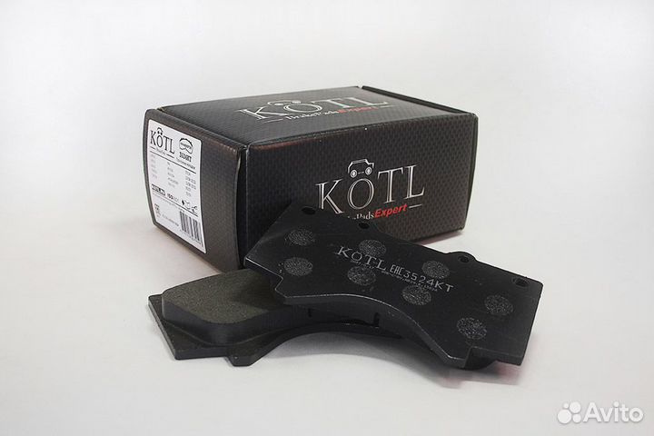 Колодки тормозные передние toyota land cruiser J200 4.5D/4.7 07/lexus LX570 08- kotl 3524KT