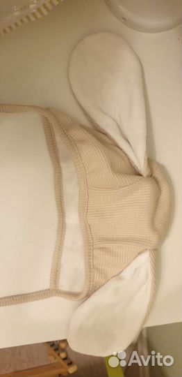 Шапка, чепчик с ушками для малыша