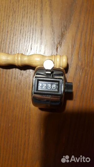 Шагомер / кликер счётчик механический японский
