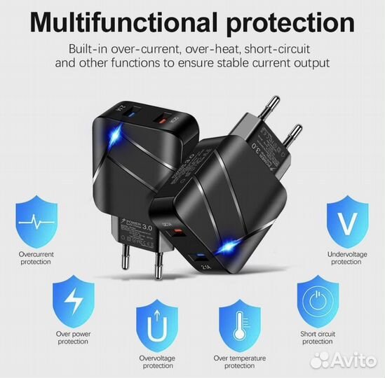 Зарядное устройство USB Dual port 2.1