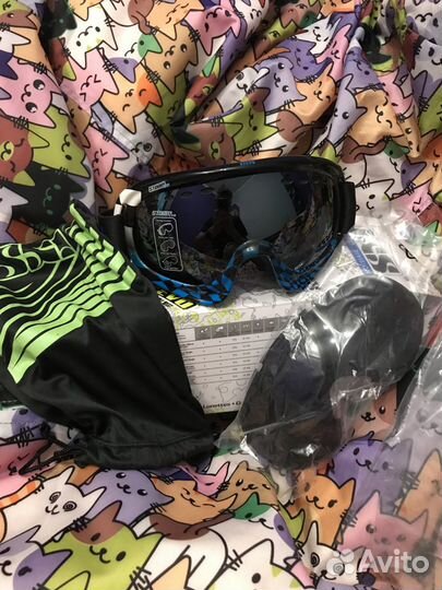 Маска iXS Combat/Storm, сменные линзы, вело/мото