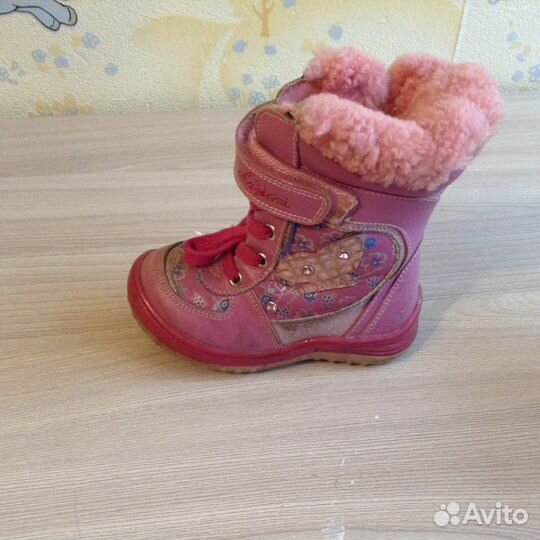 Сапоги зимние для девочки размер 22 сказаа