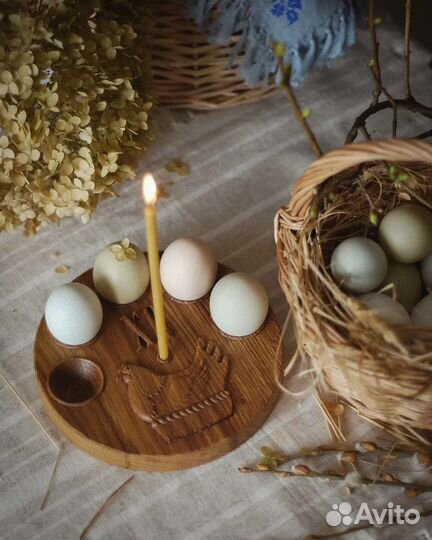 Подставка для пасхальных яиц (пашотница)