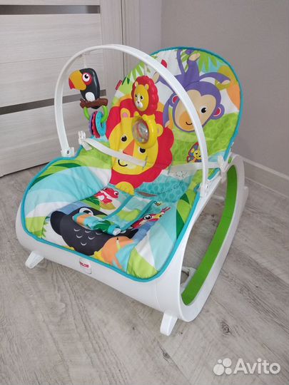 Шезлонг детский Fisher Price