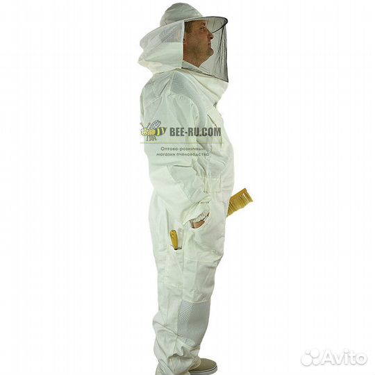 Комбинезон пчеловода комфорт плюс (диагональ белая