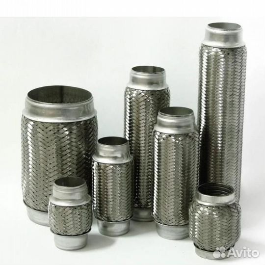 Гофра глушителя 55 x 230 3х-слойная