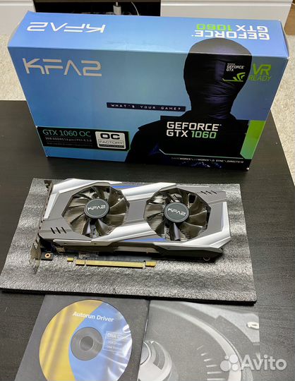 Видеокарта Geforce KFA2 GTX1060 3Gb