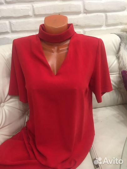 Красное платье. Размер М