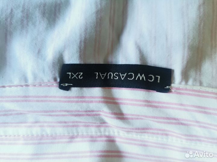 Рубашка женская оверсайз розовая