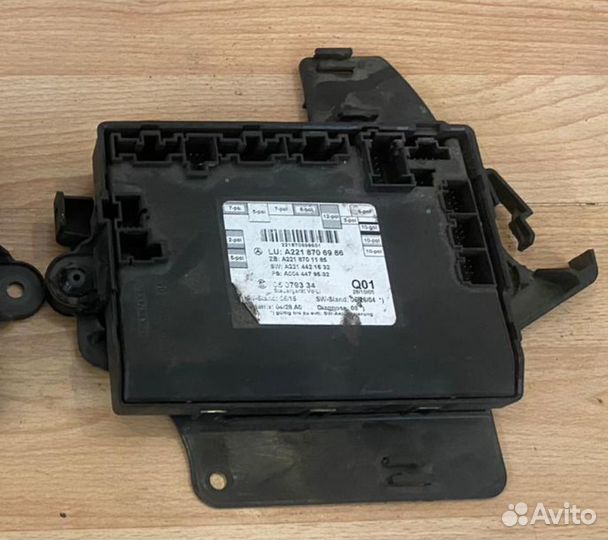 Блок управления передней левой двери W221