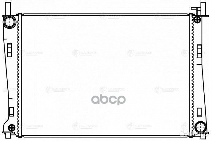 Радиатор охл. ford fiesta (01) M/A (паяный) LRC