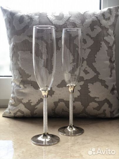 Набор фужеров, можно для свадьбы