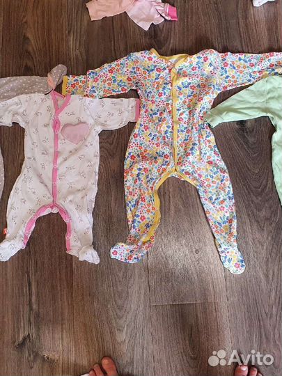 Детская одежда для девочек 74 80 пакетом
