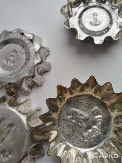 Формочки для выпечки кексов СССР. 18 штук