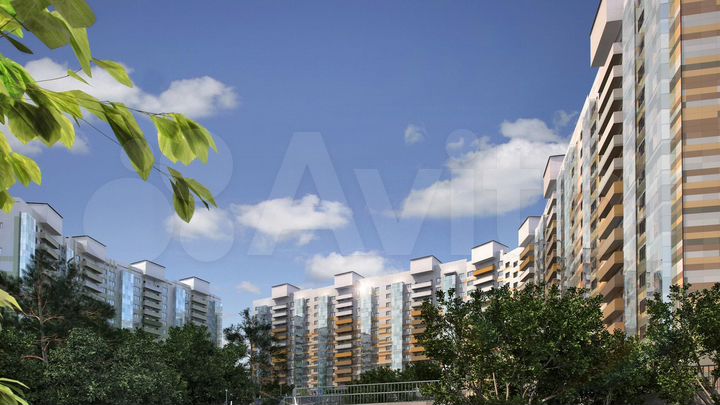 2-к. квартира, 43,5 м², 6/6 эт.