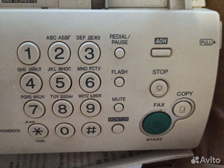 Факс panasonic KX-FP207