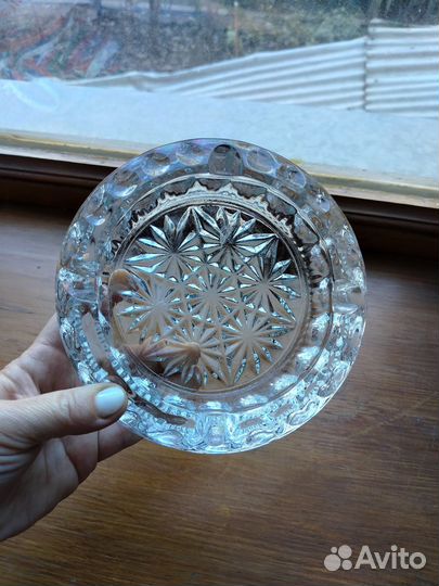 Хрустальная пепельница