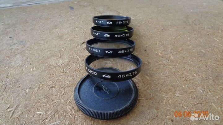 Светофильтры-линзы 46-0,75